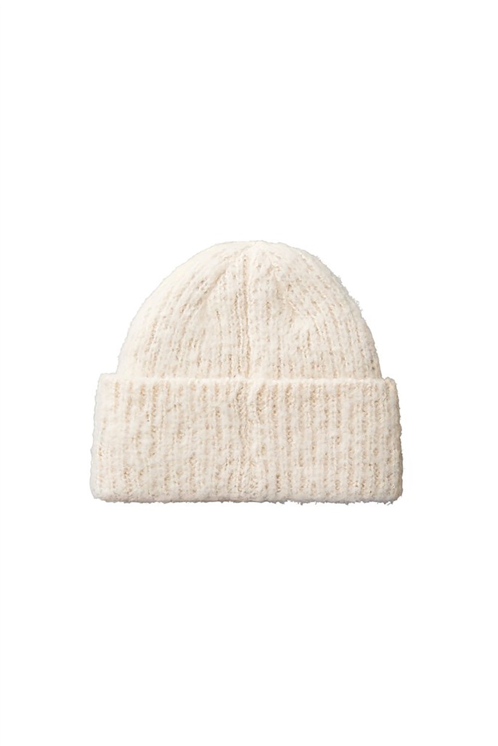 Calvin Klein Brushed Solid Chunky Rib Beanie Kadın Bere Bej