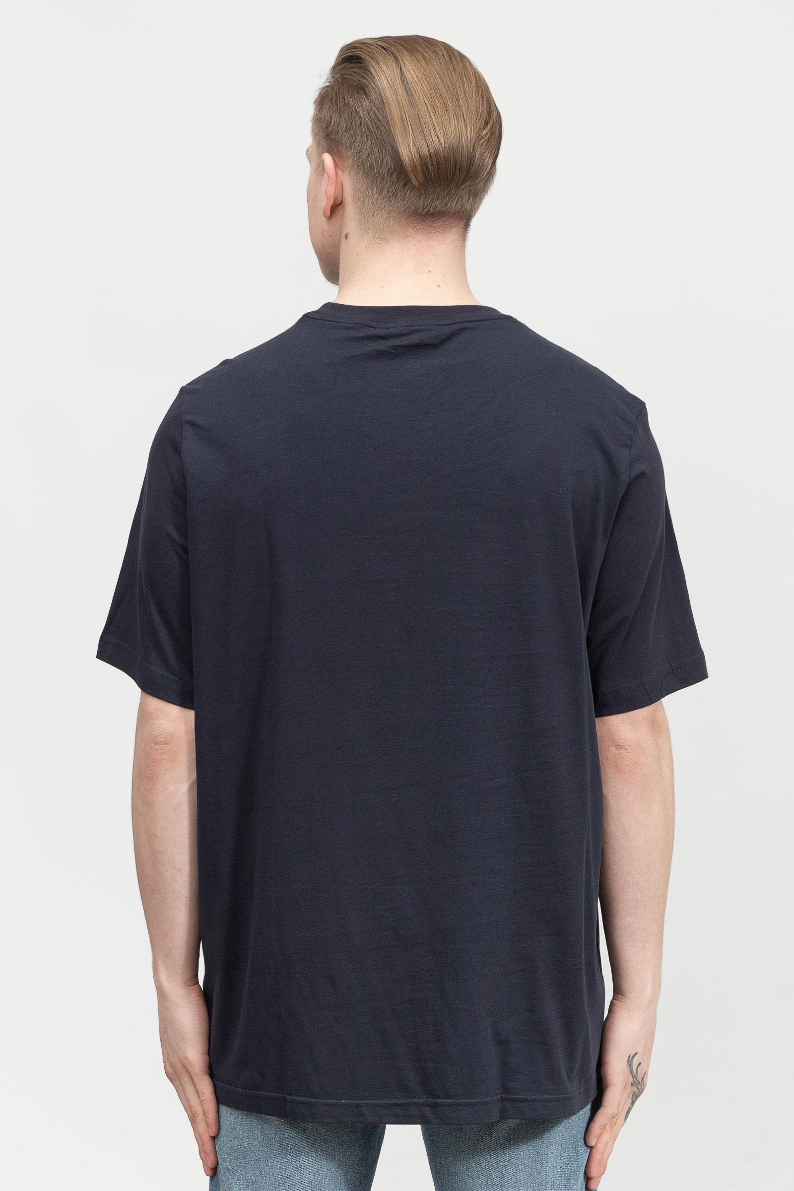 Calvin Klein Bt-Raised Striped Logo Erkek Bisiklet Yaka T-Shirt