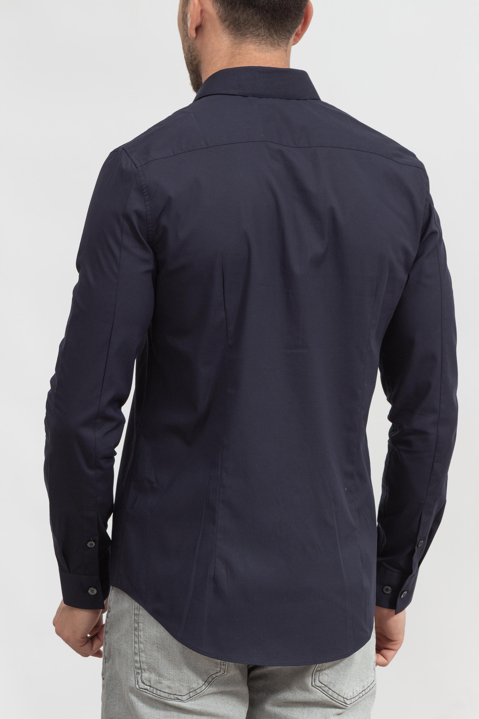 Calvin Klein Chest Logo Slim Stretch Erkek Gömlek