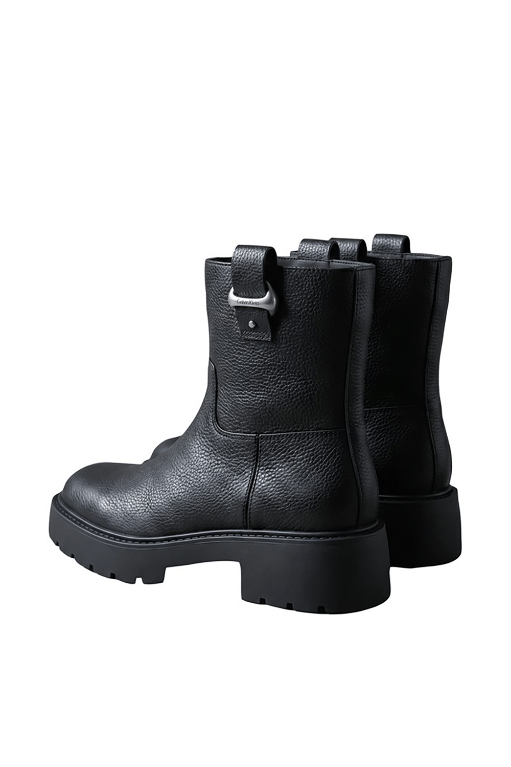 Calvin Klein Chunky Ankle Boot Lth Hdw Kadın Bot Siyah