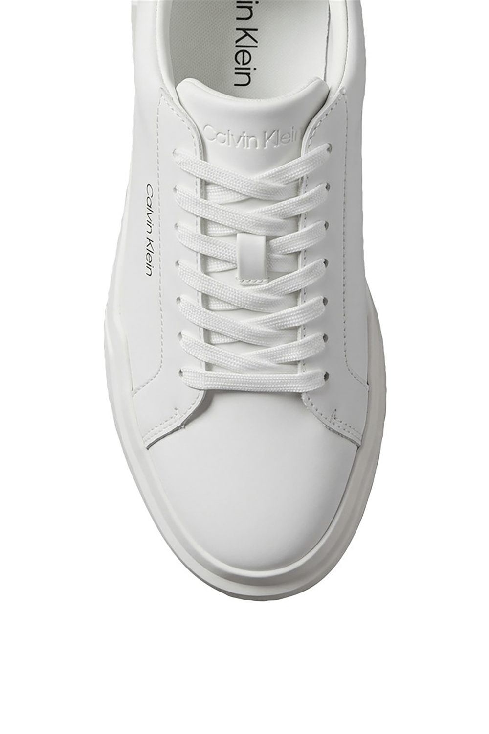 Calvin Klein Chunky Cups Laceup Lth Aop Bt Erkek Sneaker Beyaz
