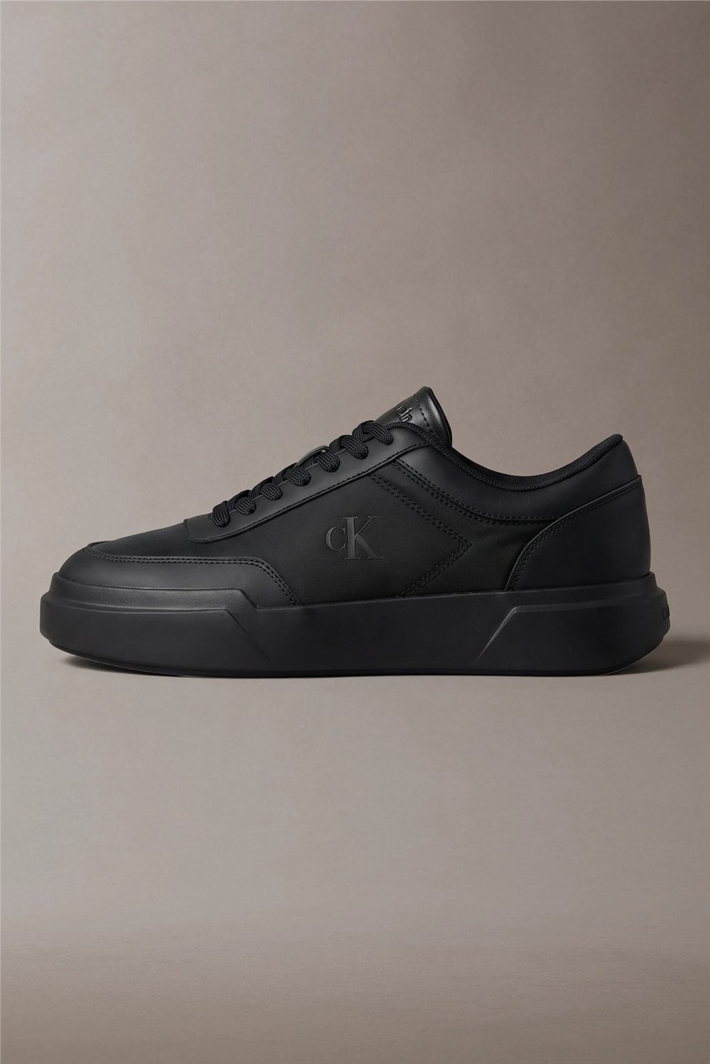 Calvin Klein Chunky Cups Laceup Oxf Mix Mat Erkek Sneaker Siyah