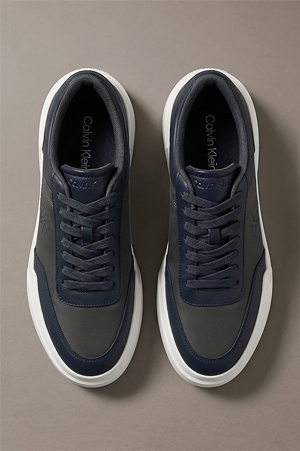 Calvin Klein Chunky Cups Laceup Oxf Mix Mat Erkek Sneaker Siyah
