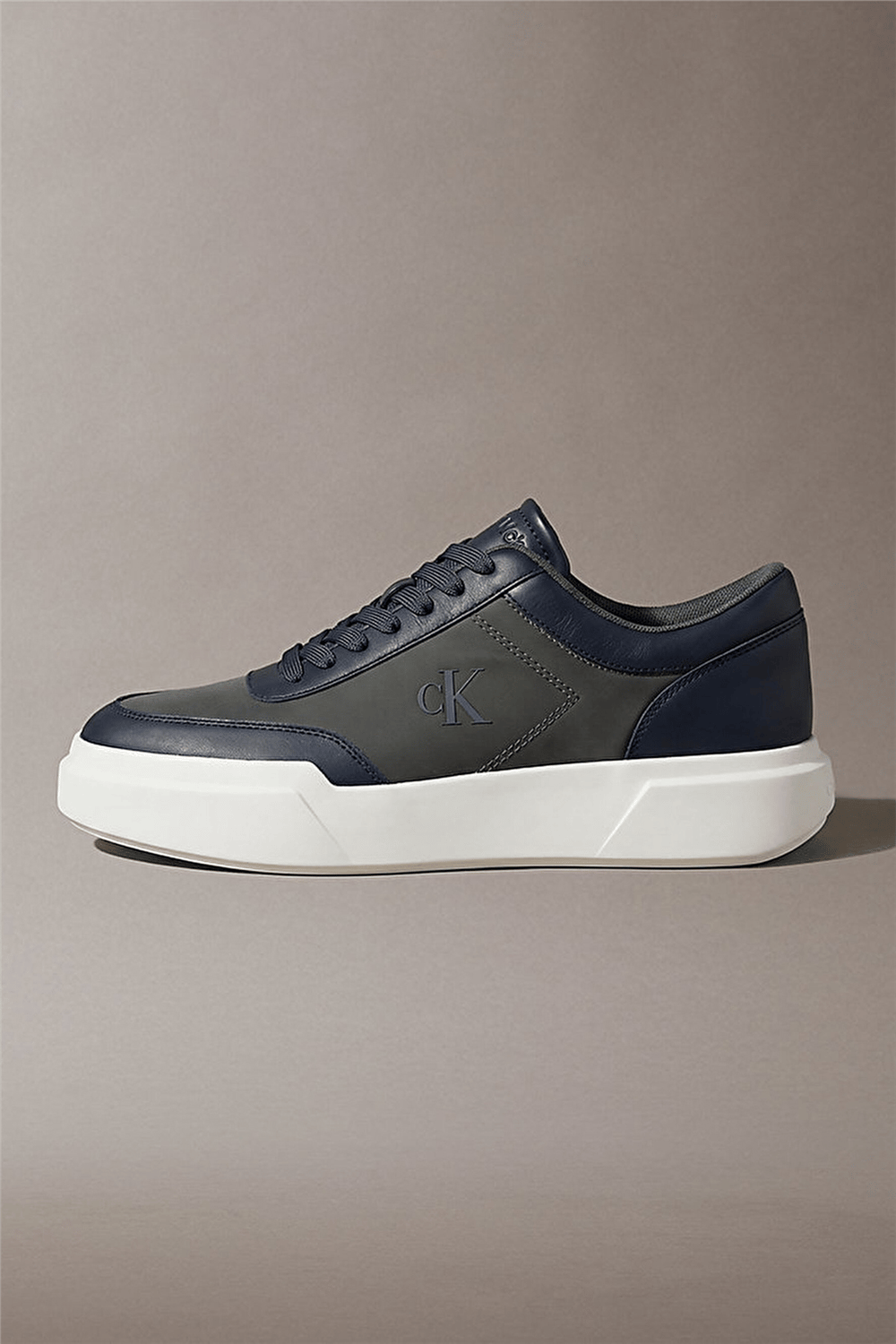 Calvin Klein Chunky Cups Laceup Oxf Mix Mat Erkek Sneaker Siyah