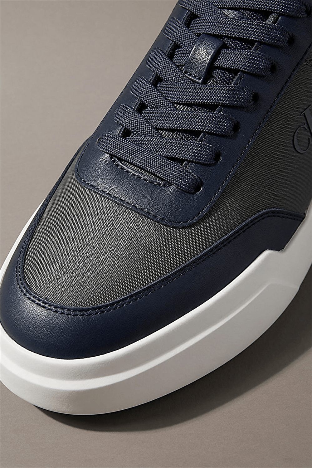 Calvin Klein Chunky Cups Laceup Oxf Mix Mat Erkek Sneaker Siyah