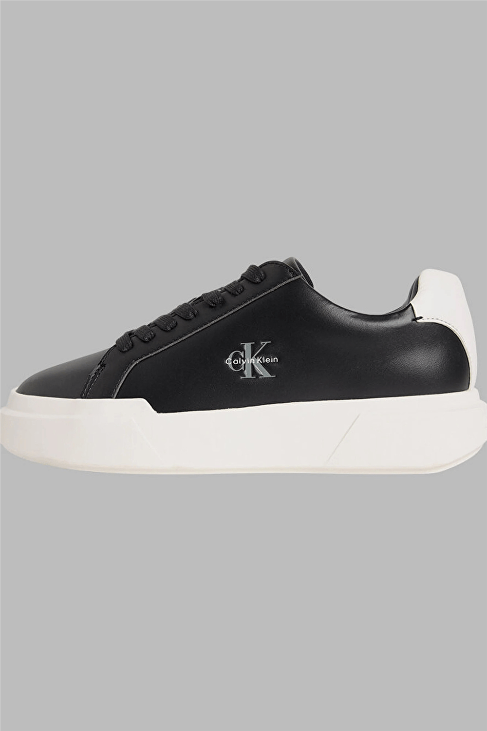 Calvin Klein Chunky Cupsole Laceup Lth Wn Kadın Sneaker Siyah