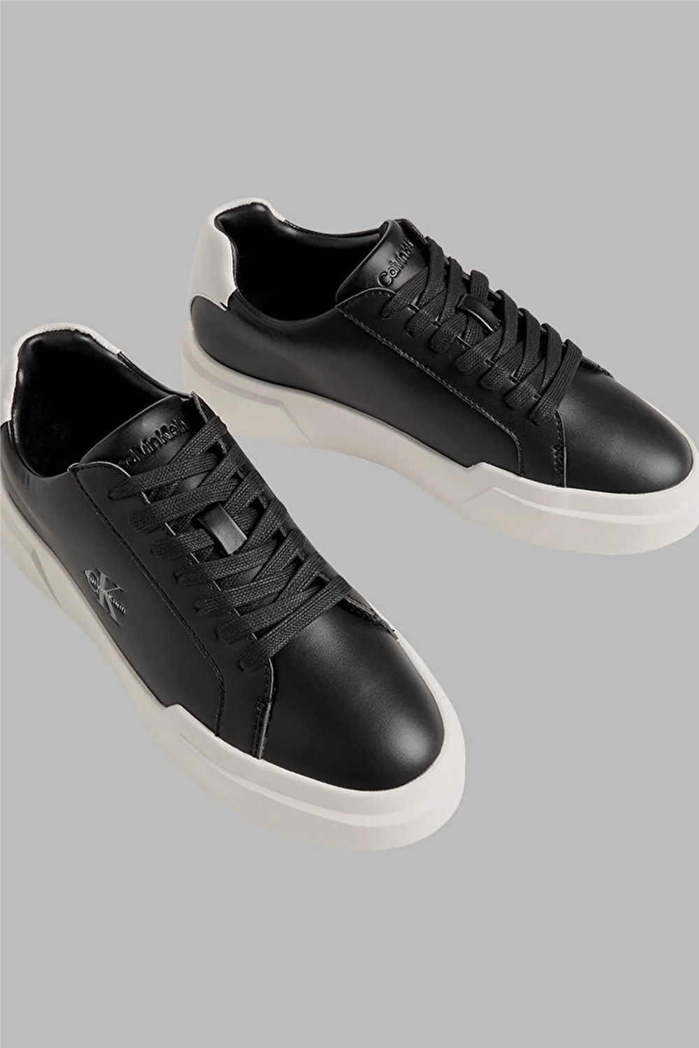 Calvin Klein Chunky Cupsole Laceup Lth Wn Kadın Sneaker Siyah