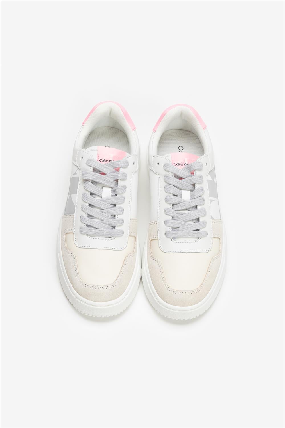 Calvin Klein Chunky Cupsole Laceup Mix Lth Wn Kadın Sneaker