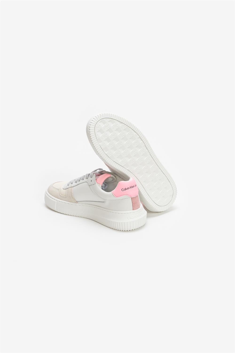 Calvin Klein Chunky Cupsole Laceup Mix Lth Wn Kadın Sneaker