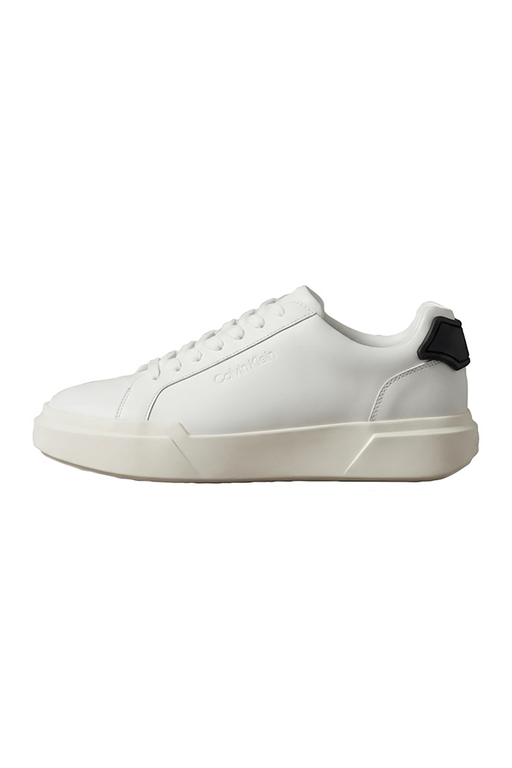 Calvin Klein Chunky Cupsole Laceup Rub Bt Lth Erkek Sneaker Beyaz