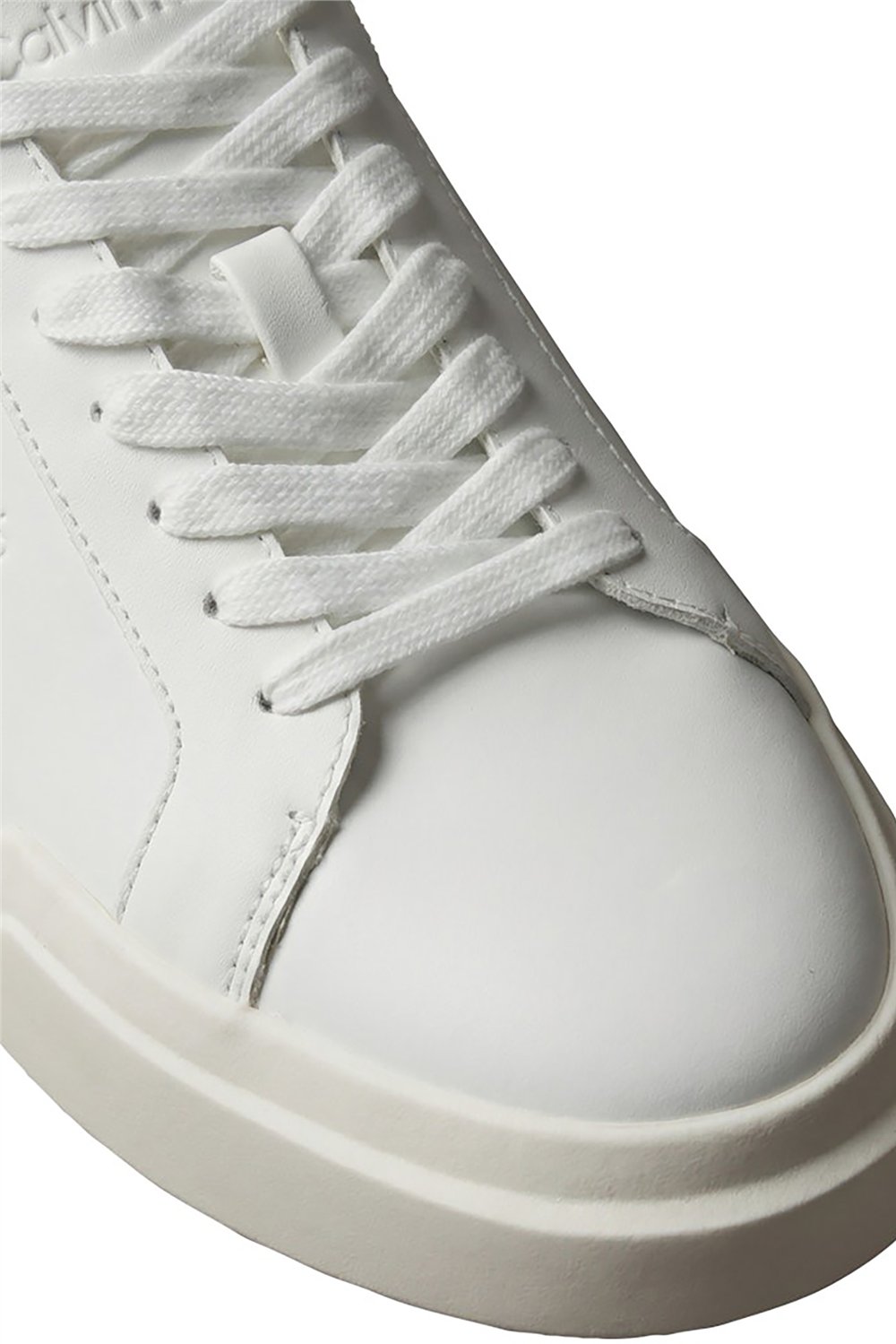 Calvin Klein Chunky Cupsole Laceup Rub Bt Lth Erkek Sneaker Beyaz