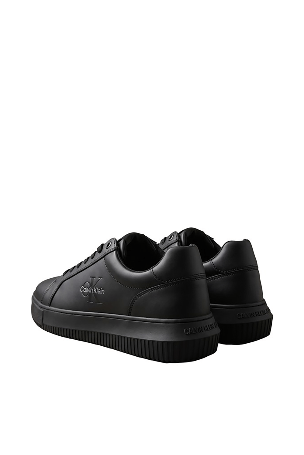 Calvin Klein Chunky Cupsole Mono Lth Erkek Sneaker Siyah
