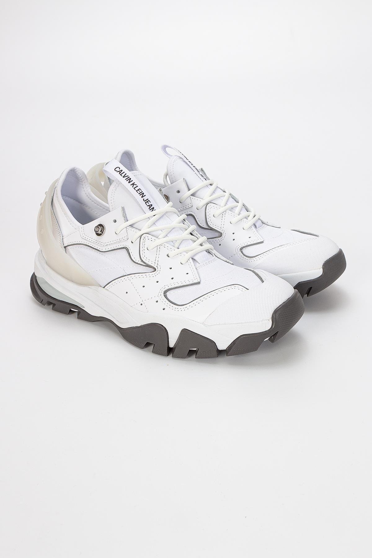 Calvin Klein Chunky Sole Sock Laceup Lth-Pu Erkek Sneaker