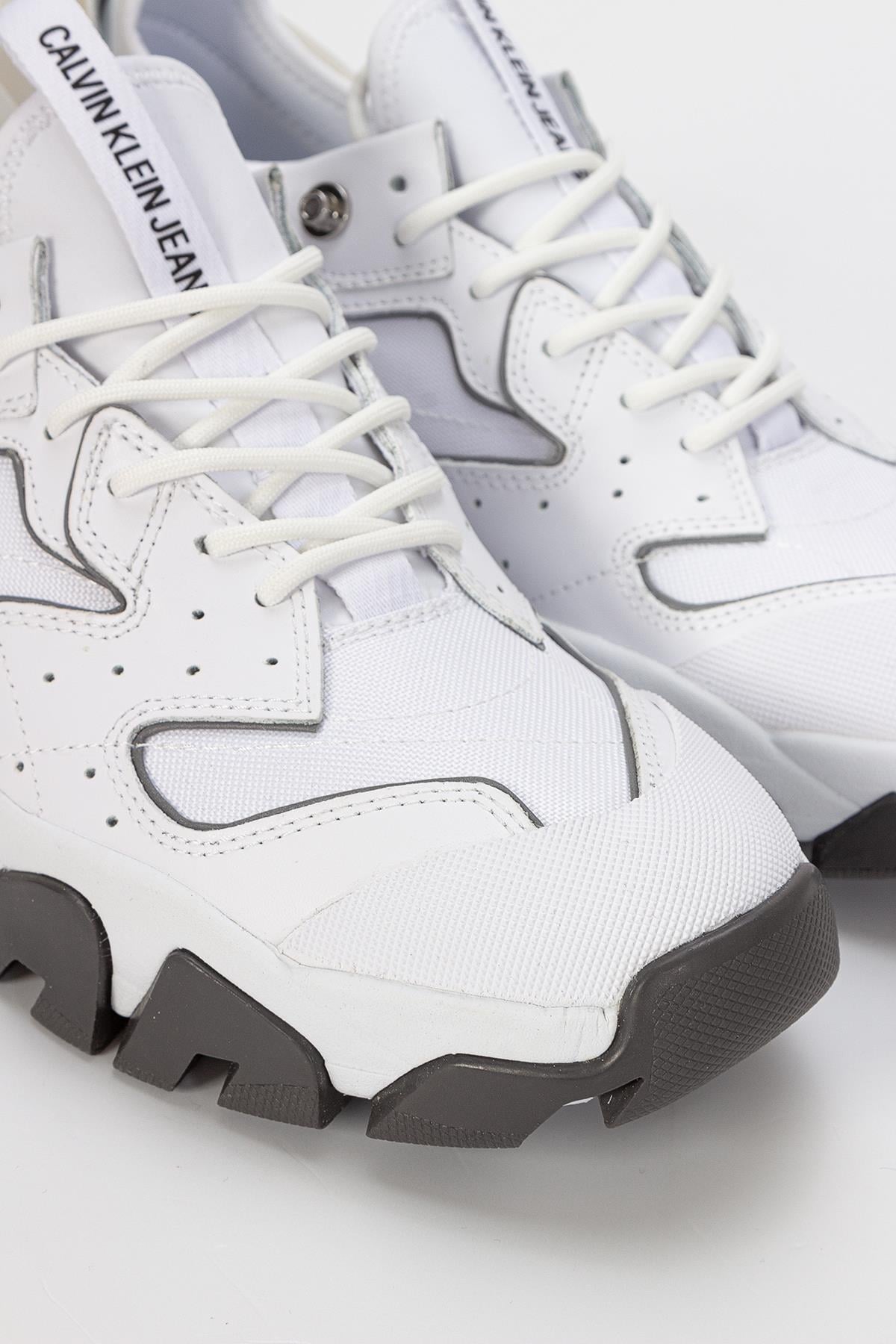 Calvin Klein Chunky Sole Sock Laceup Lth-Pu Erkek Sneaker