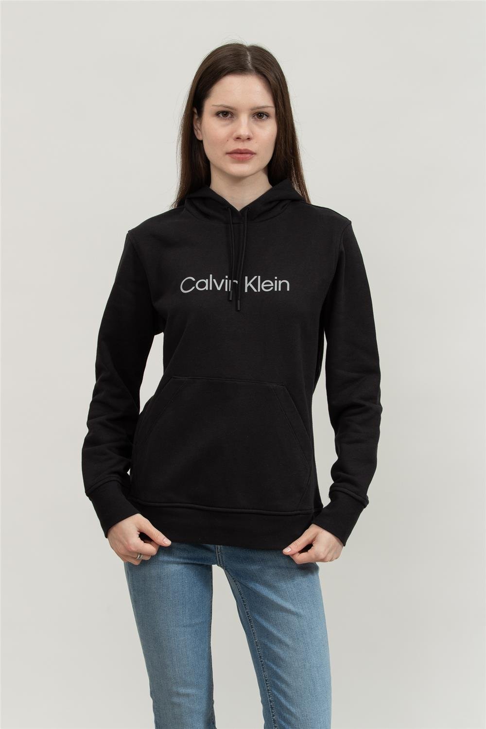 Calvin Klein Ck Essentials Kadın Kapüşonlu Sweatshirt