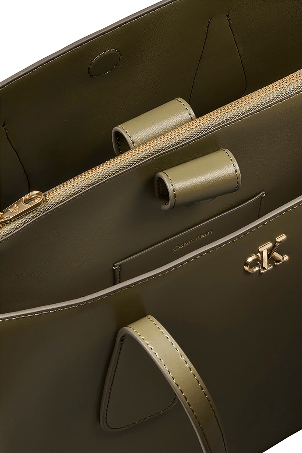 Calvin Klein Ck Medium Work Tote Kadın Mini Omuz Çantası Yeşil