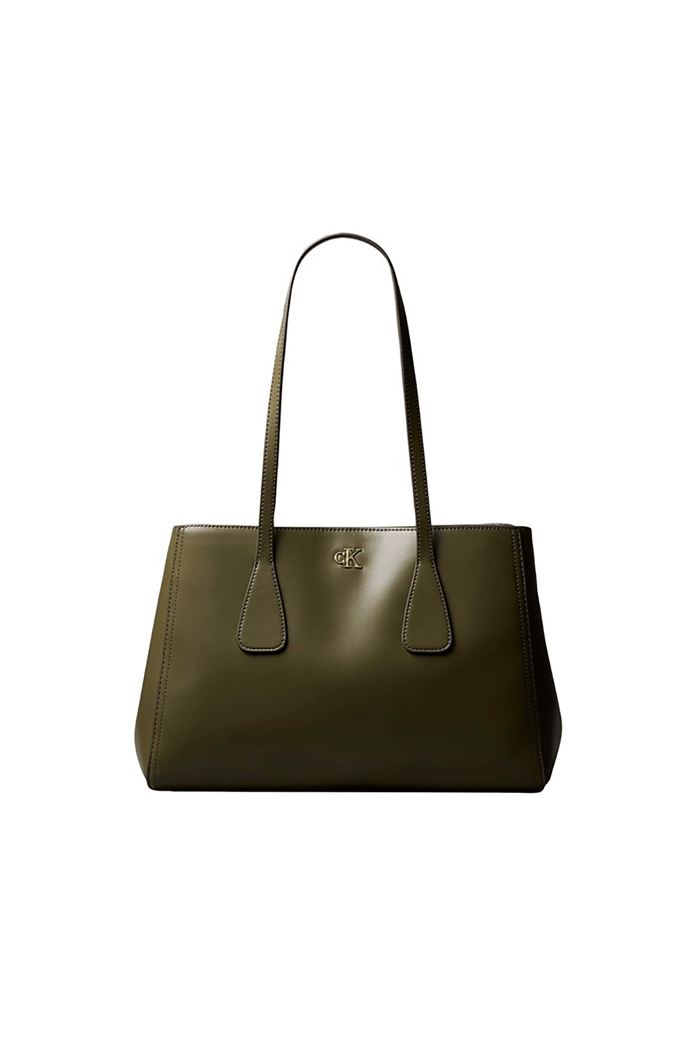 Calvin Klein Ck Medium Work Tote Kadın Mini Omuz Çantası Yeşil