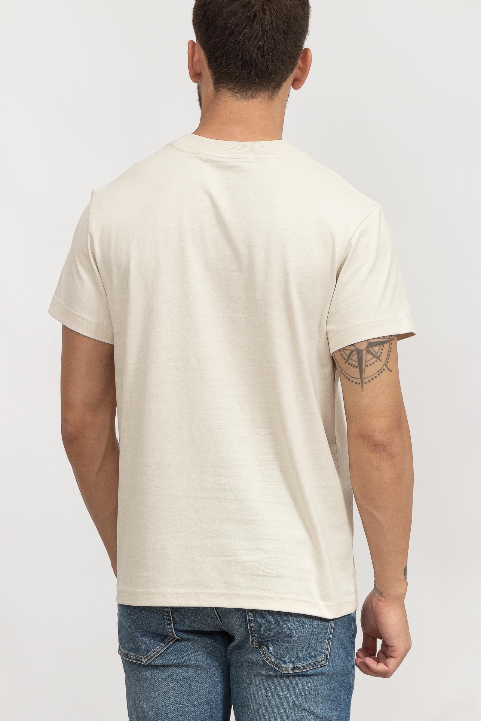 Calvin Klein Ck Natural Washed Erkek Bisiklet Yaka T-Shirt