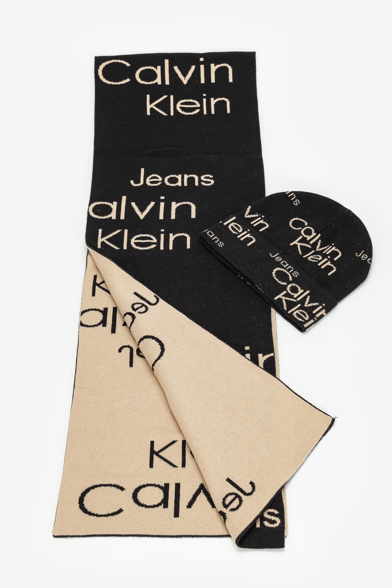 Calvin Klein Ckj Softs Erkek Atkı+Bere