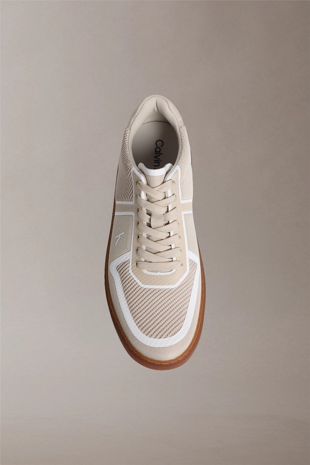 Calvin Klein Classic Cups Laceup Erkek Sneaker Gold