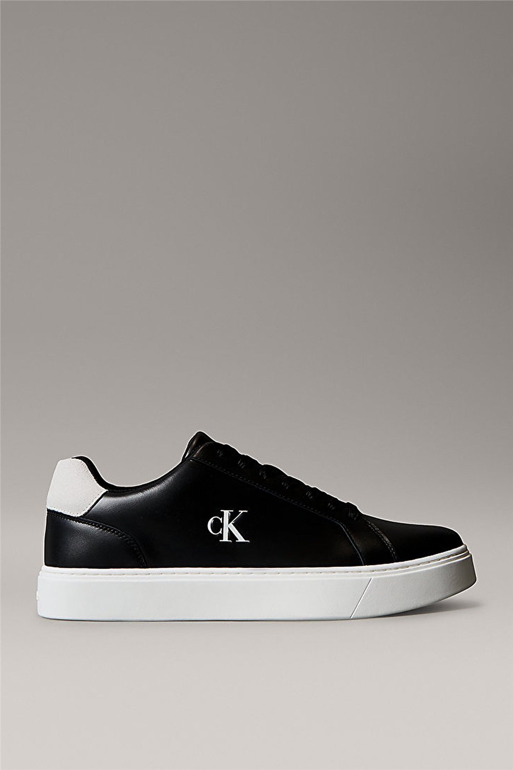 Calvin Klein Classic Cupsole Laceup Lth Erkek Sneaker Siyah