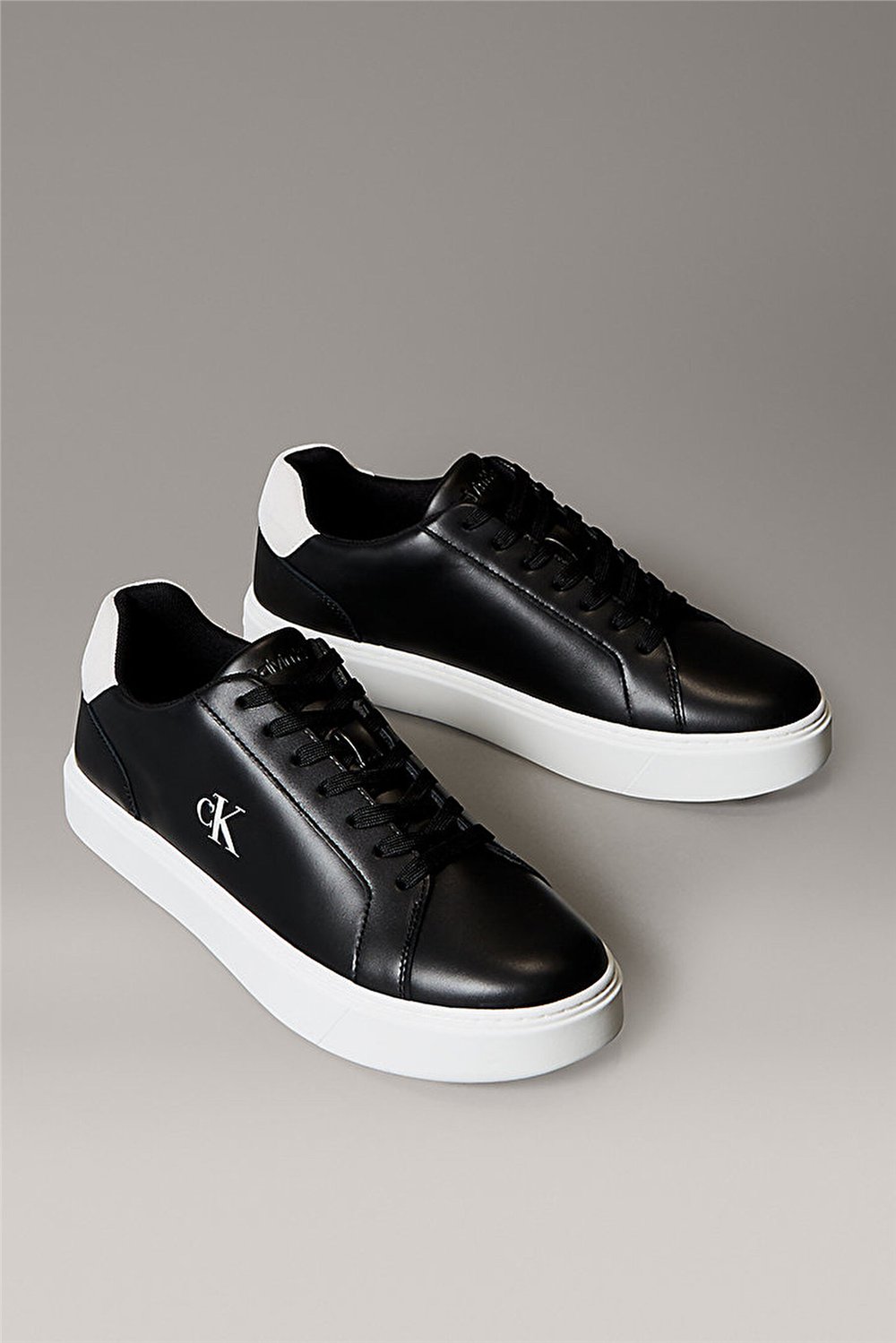 Calvin Klein Classic Cupsole Laceup Lth Erkek Sneaker Siyah
