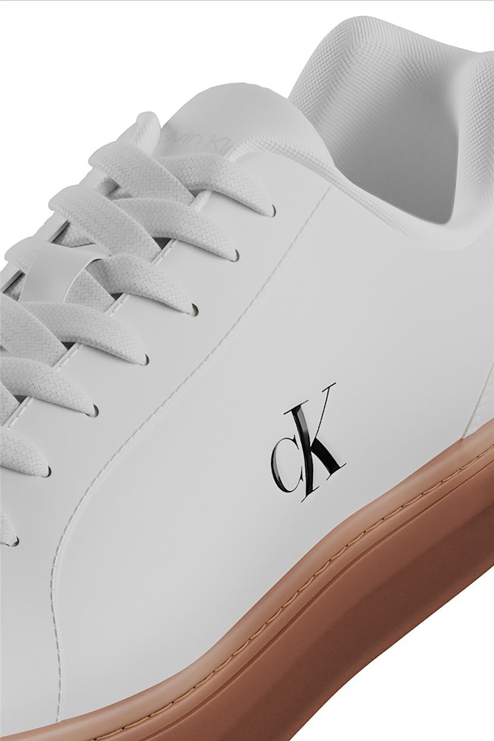 Calvin Klein Classic Cupsole Laceup Lth Erkek Sneaker Beyaz
