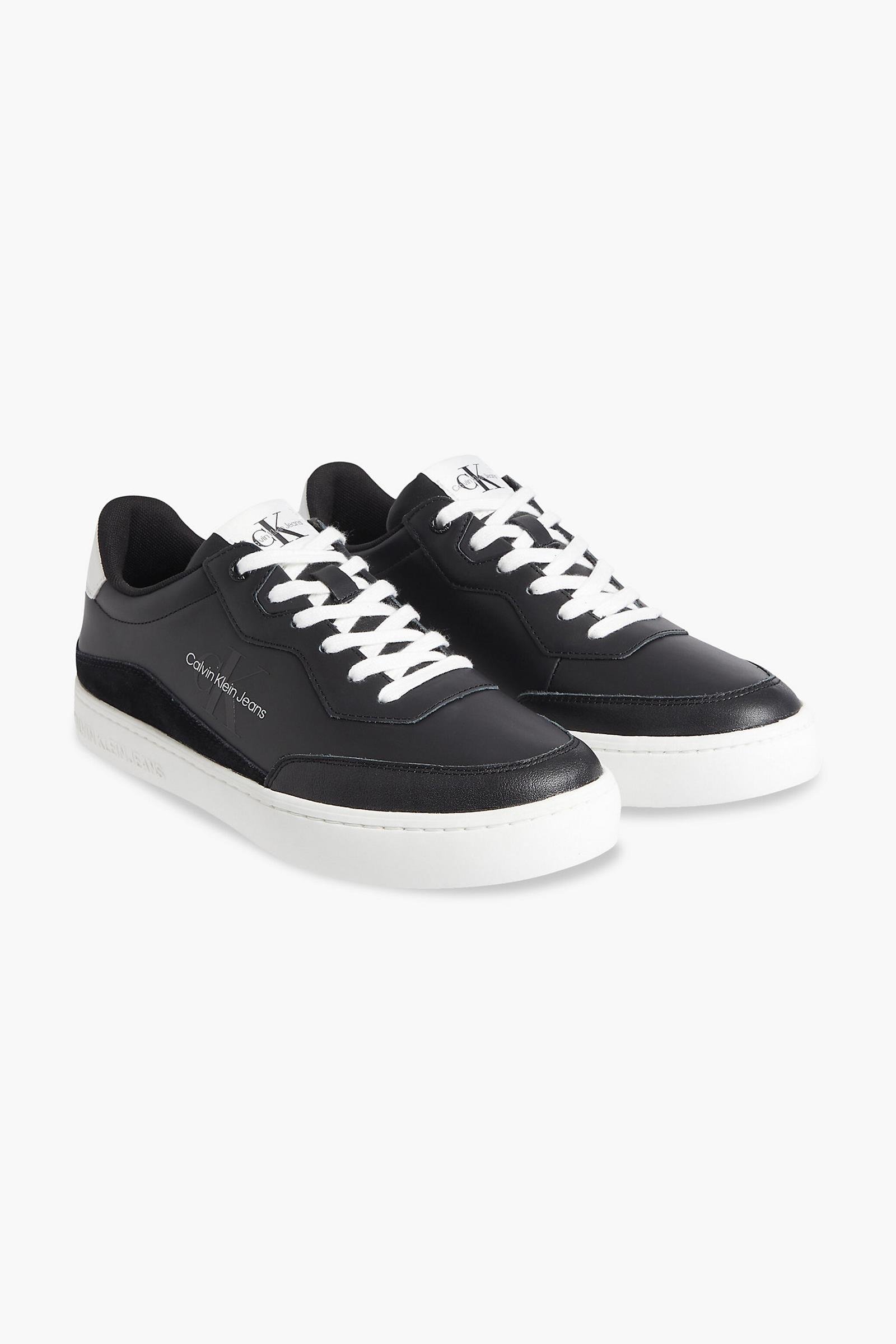 Calvin Klein Classic Cupsole Lth-Su Mono Erkek Sneaker