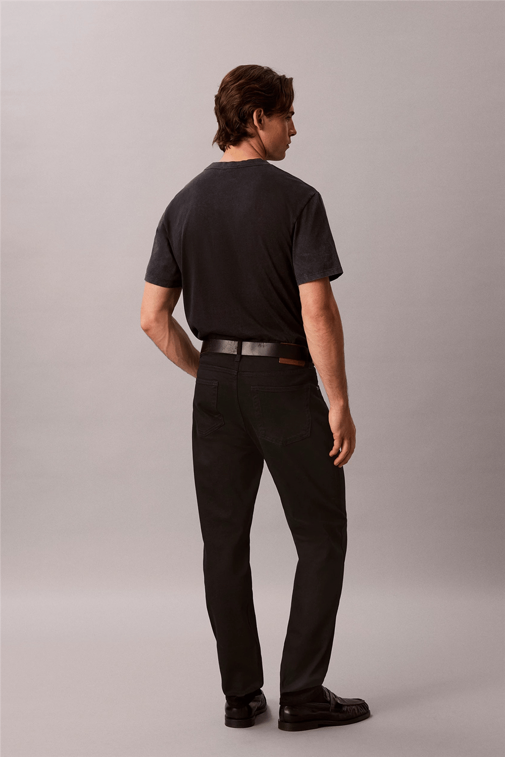 Calvin Klein Classic Taper Ck Cl Black Jean Erkek Jean Pantolon Siyah