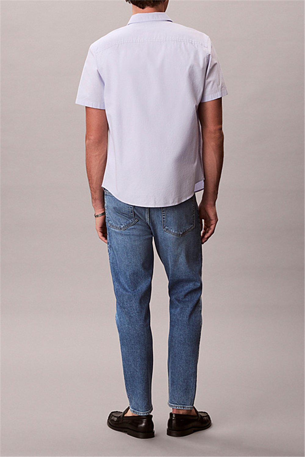 Calvin Klein Classic Taper Klein Erkek Jean Pantolon Mavi