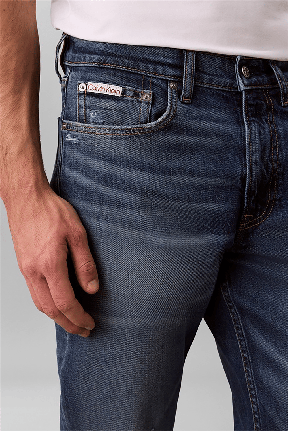 Calvin Klein Classic Taper New Beckford Jean Erkek Jean Pantolon