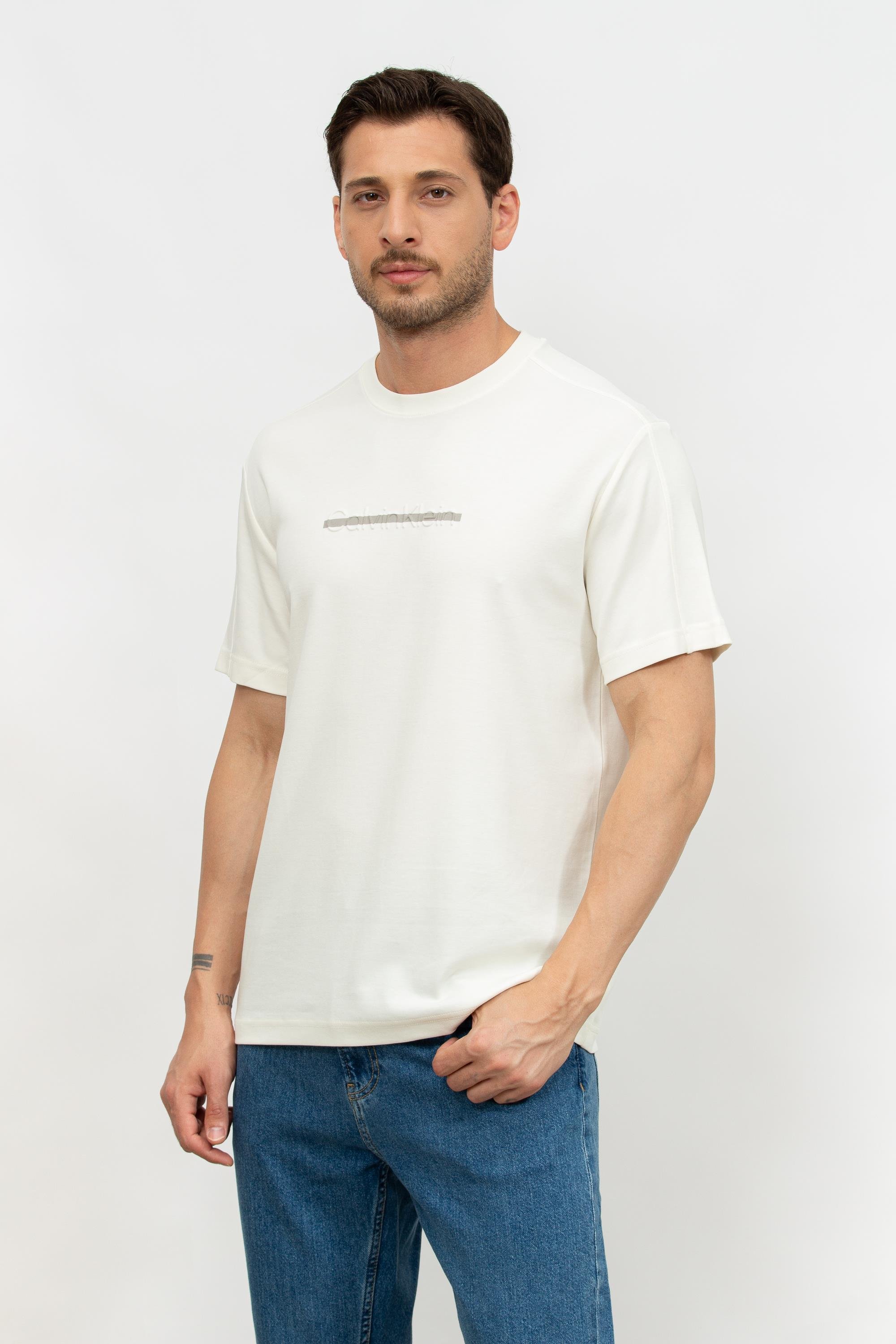 Calvin Klein Color Erkek Bisiklet Yaka T-Shirt