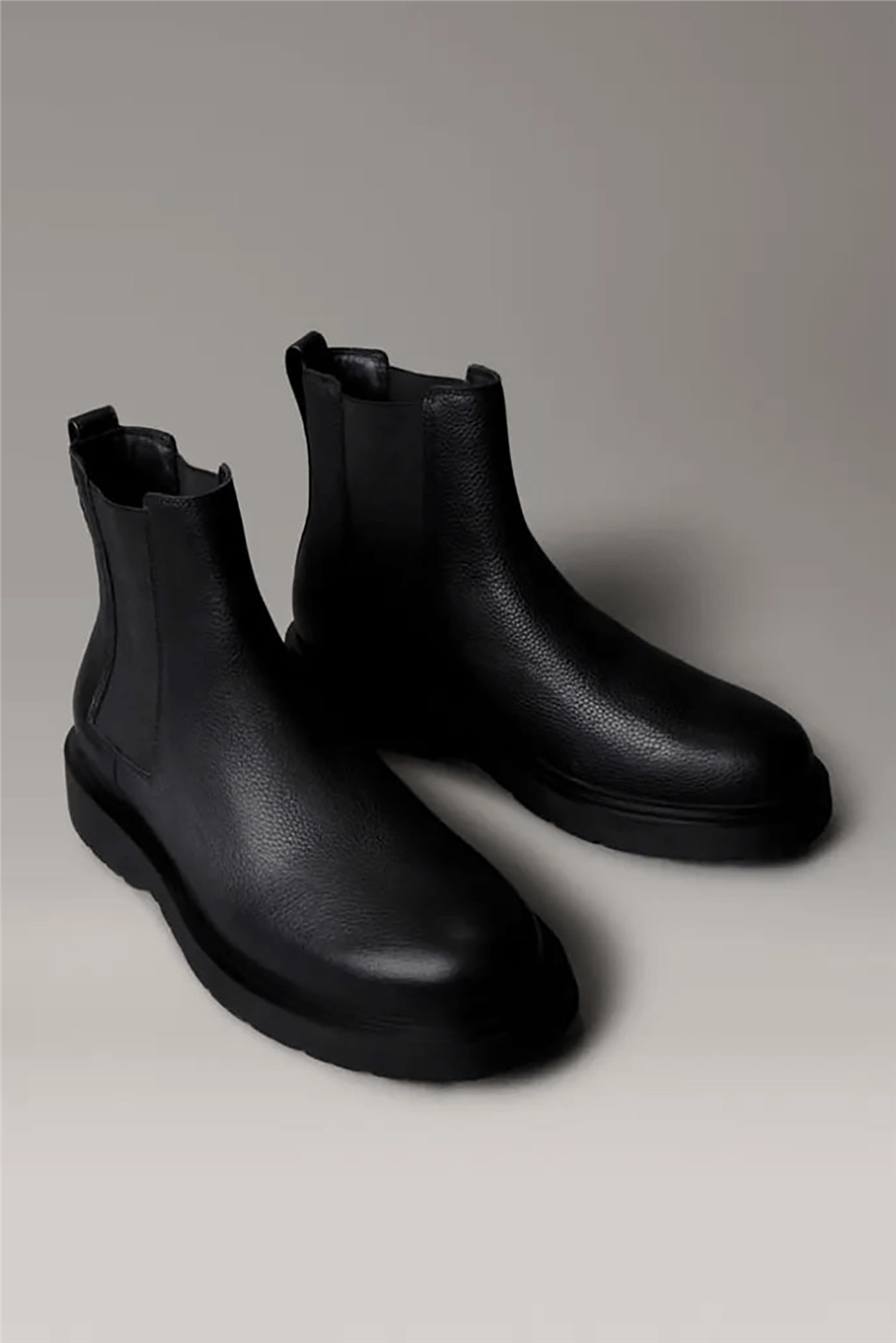 Calvin Klein Combat Ess Chelsea Boot Lth Erkek Bot Siyah