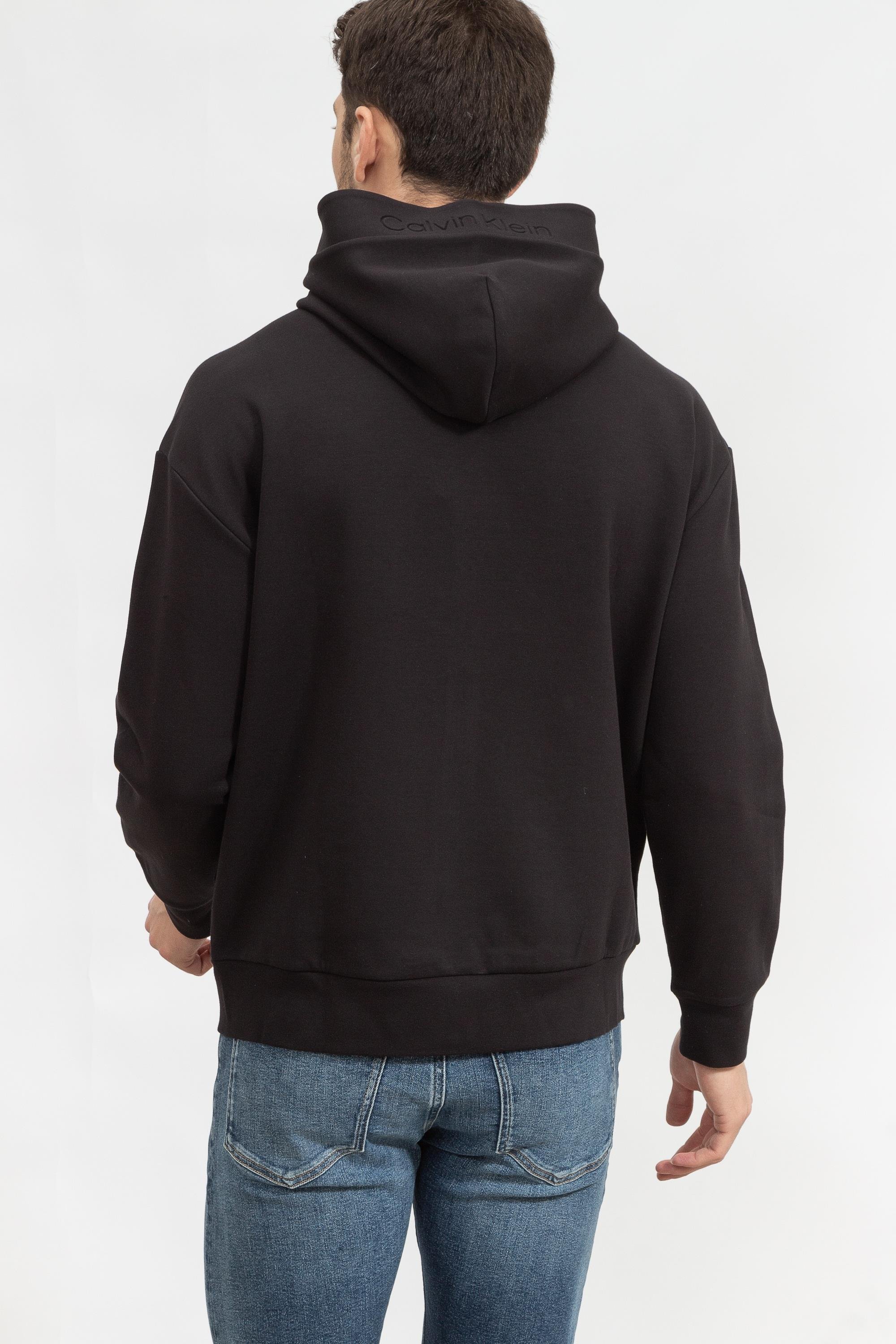 Calvin Klein Comf Debossed Logo Hoodie Jacket Erkek Fermuarlı Sweatshirt