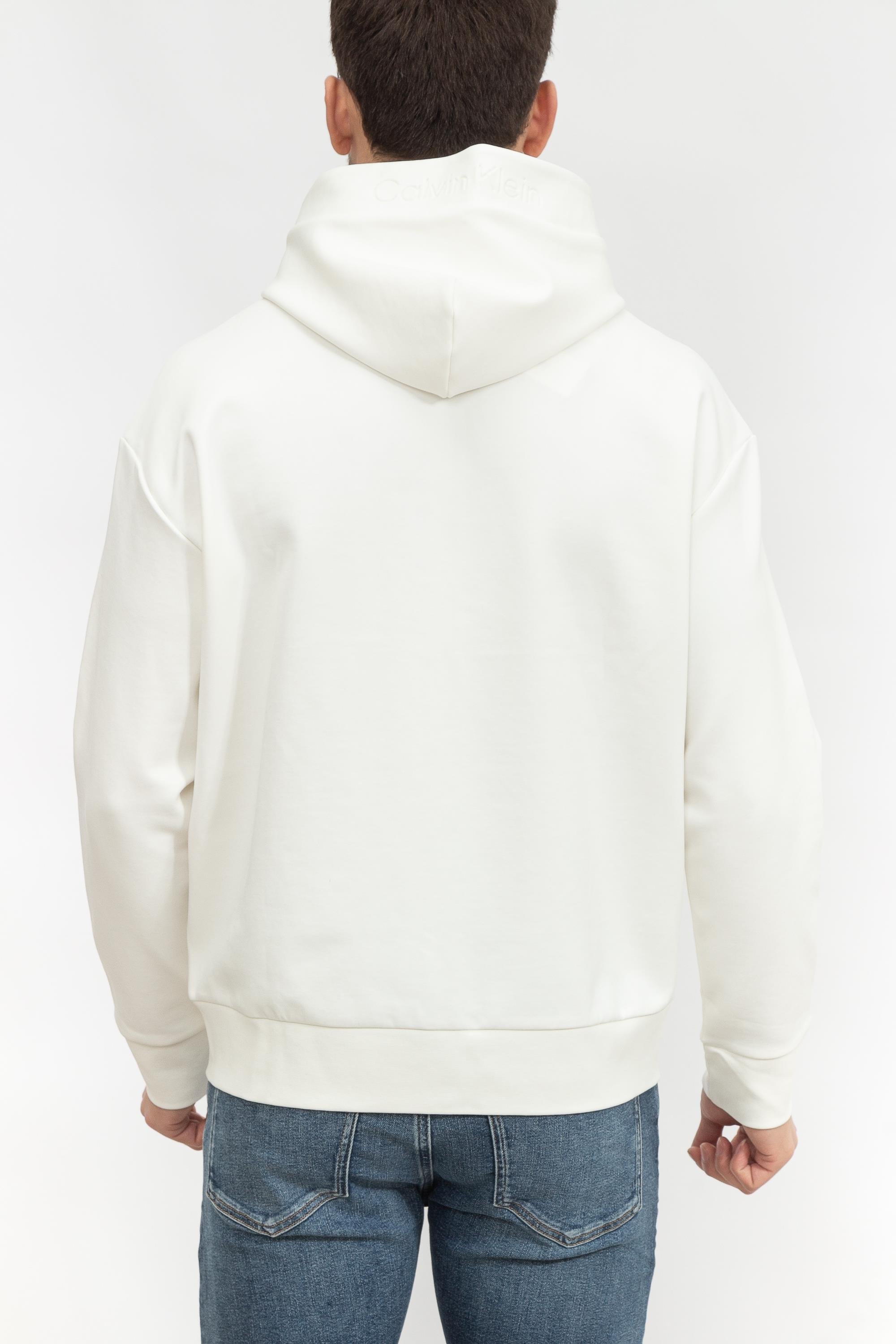 Calvin Klein Comf Debossed Logo Hoodie Jacket Erkek Fermuarlı Sweatshirt