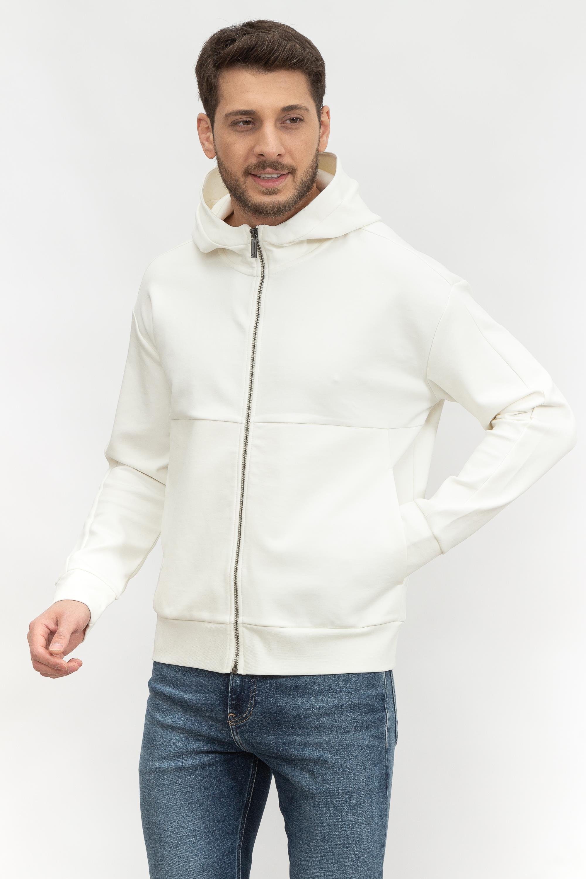 Calvin Klein Comf Debossed Logo Hoodie Jacket Erkek Fermuarlı Sweatshirt