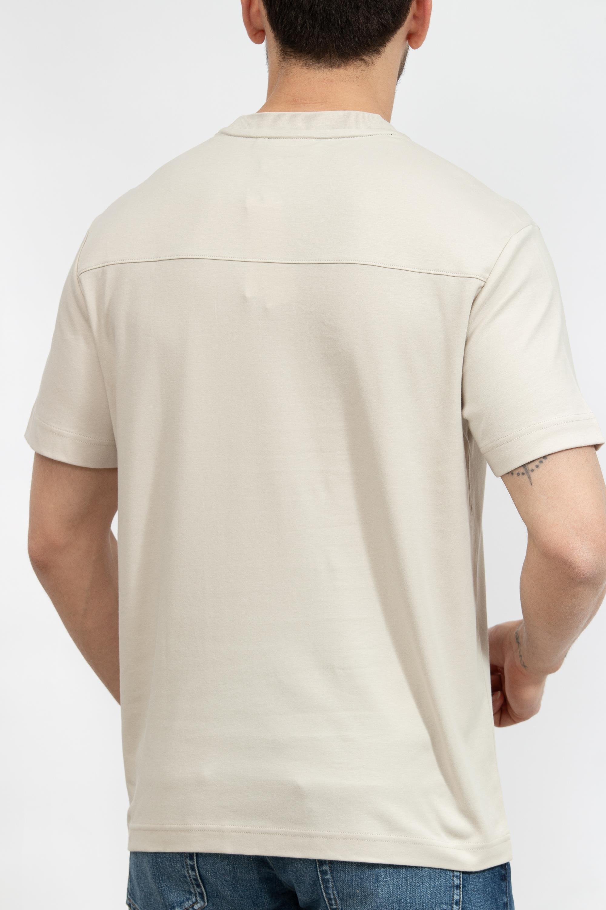 Calvin Klein Comfort Debossed Logo Erkek Bisiklet Yaka T-Shirt
