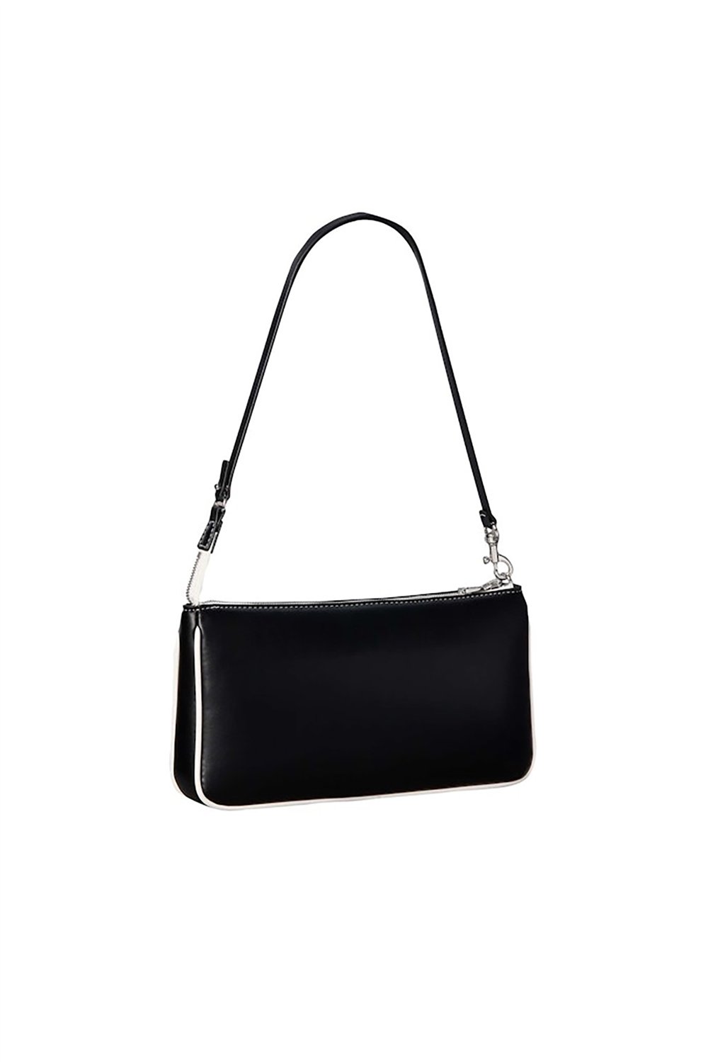 Calvin Klein Contrast Ck Convertible Pouch Kadın Mini Omuz Çantası Siyah