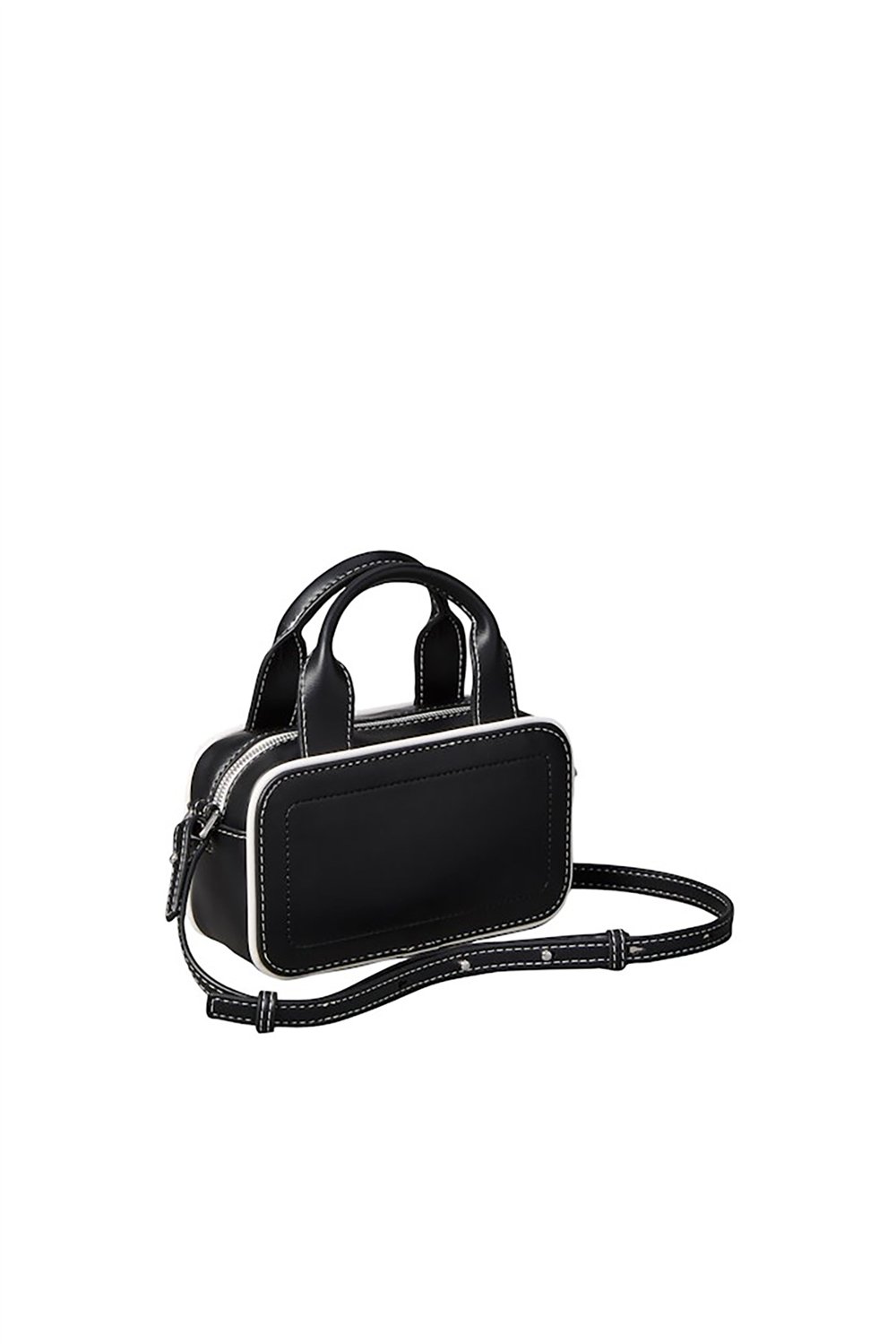 Calvin Klein Contrast Ck Mini Bauletto Bag Kadın Mini Omuz Çantası Siyah