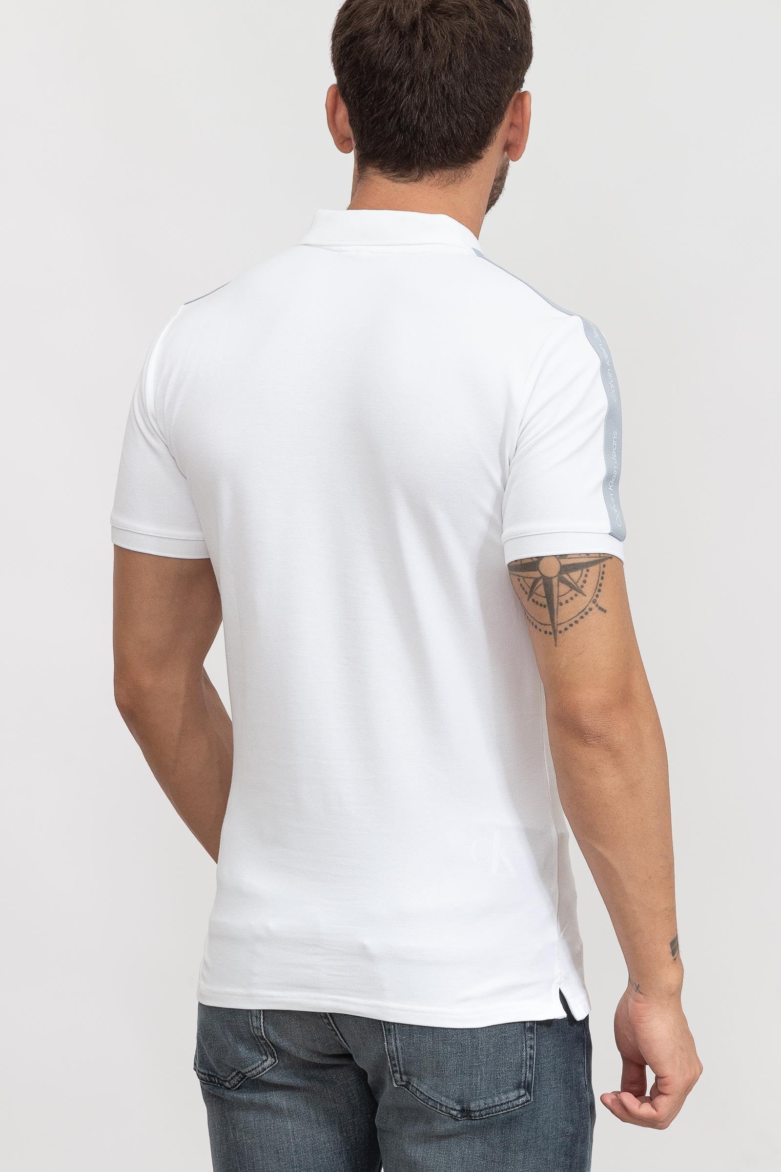 Calvin Klein Contrast Tape Erkek Polo Yaka T-Shirt