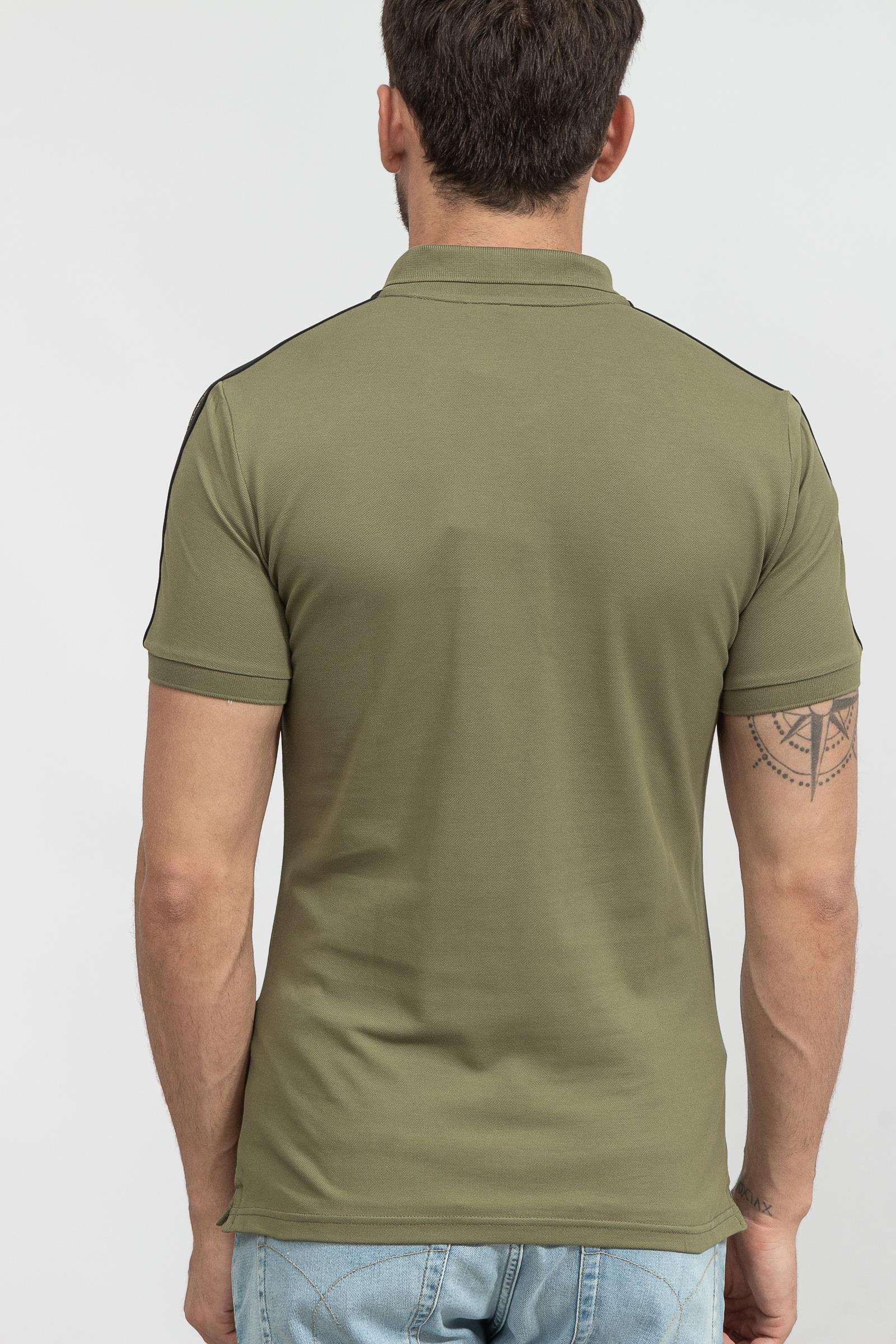 Calvin Klein Contrast Tape Erkek Polo Yaka T-Shirt