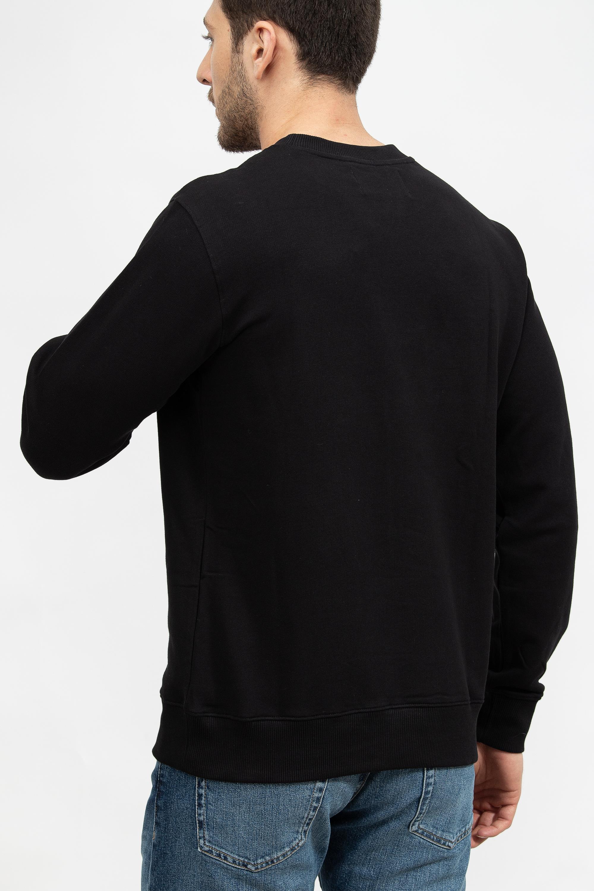 Calvin Klein Core Instit Logo Erkek Bisiklet Yaka Sweatshirt