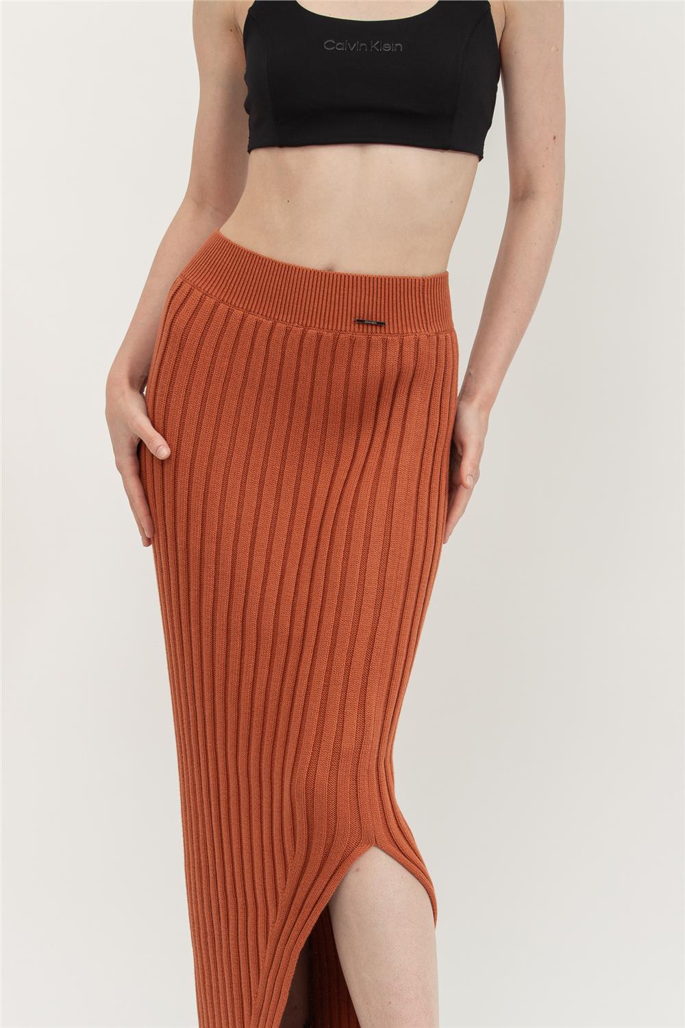 Calvin Klein Cotton Blend Kadın Etek