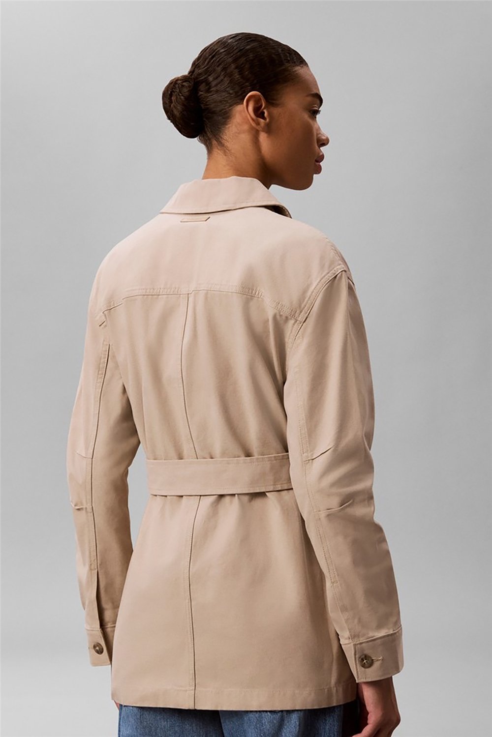 Calvin Klein Cotton Canvas Ssnl Field Jacket Kadın Mont