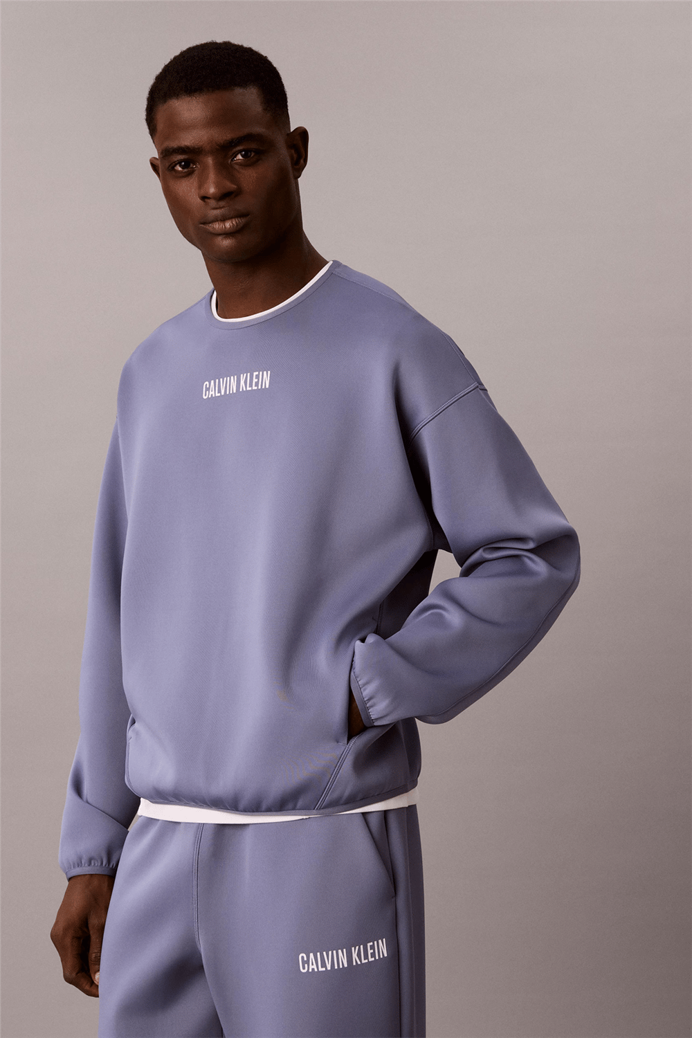 Calvin Klein Crewneck Erkek Bisiklet Yaka Sweatshirt