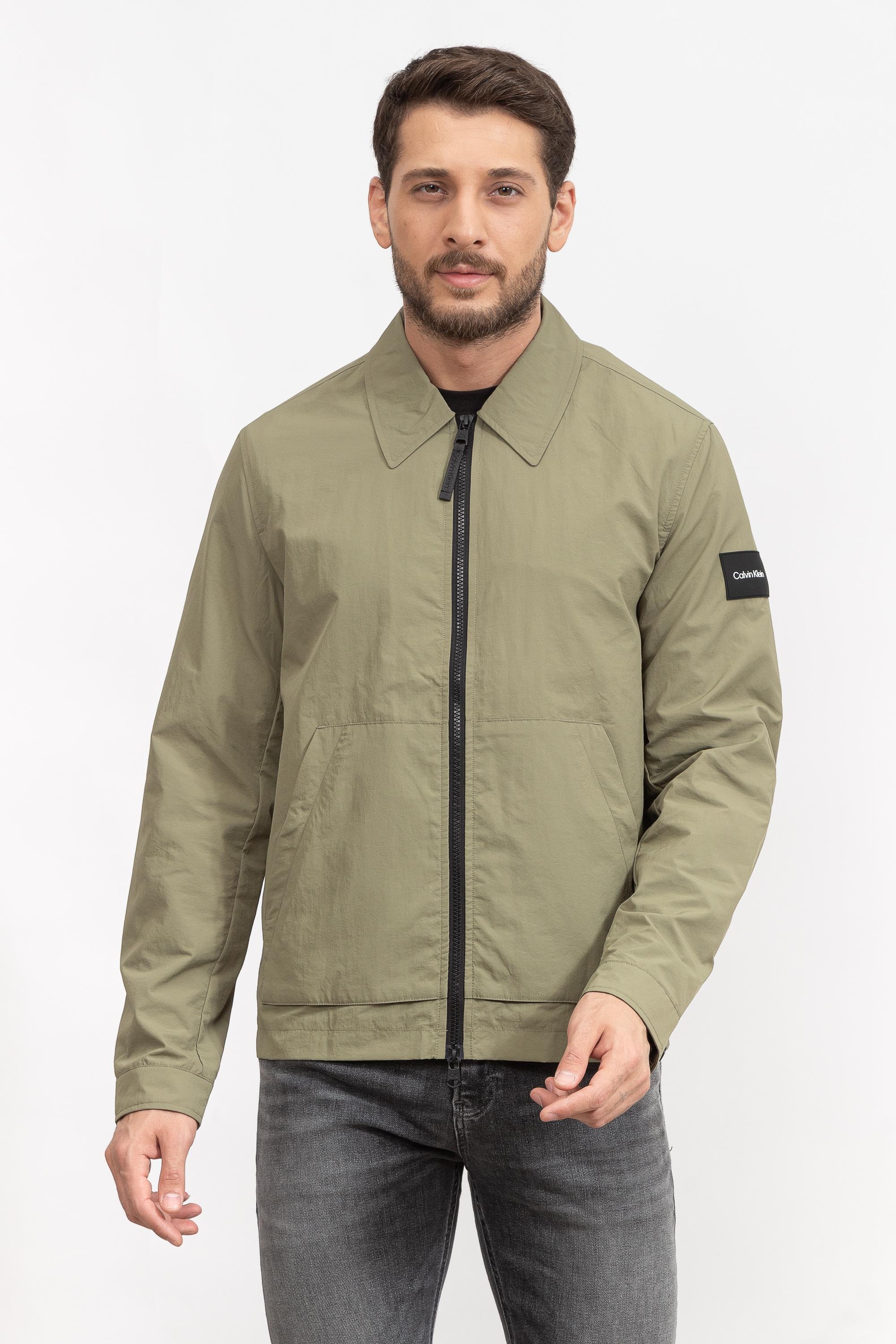 Calvin Klein Crinkle Nylon Pocket Blouson Erkek Mont