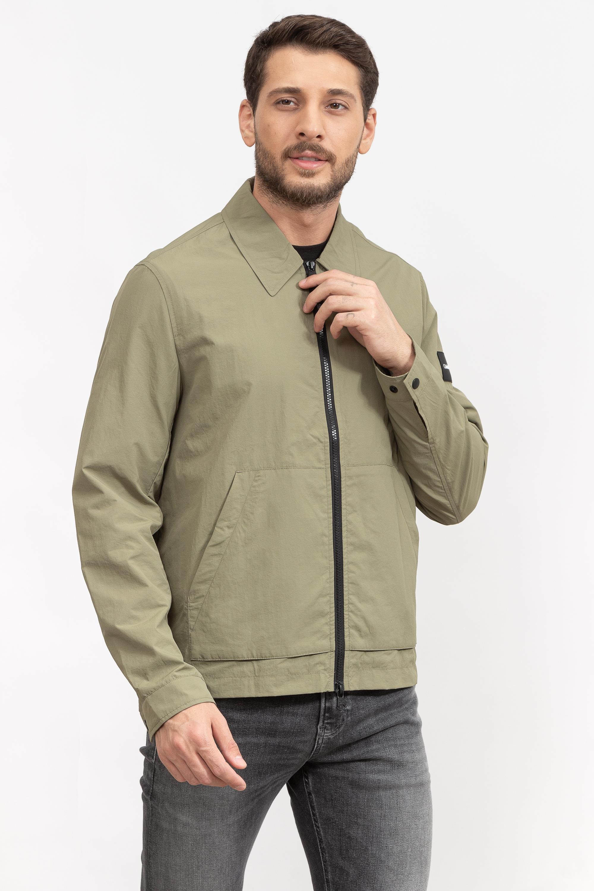 Calvin Klein Crinkle Nylon Pocket Blouson Erkek Mont