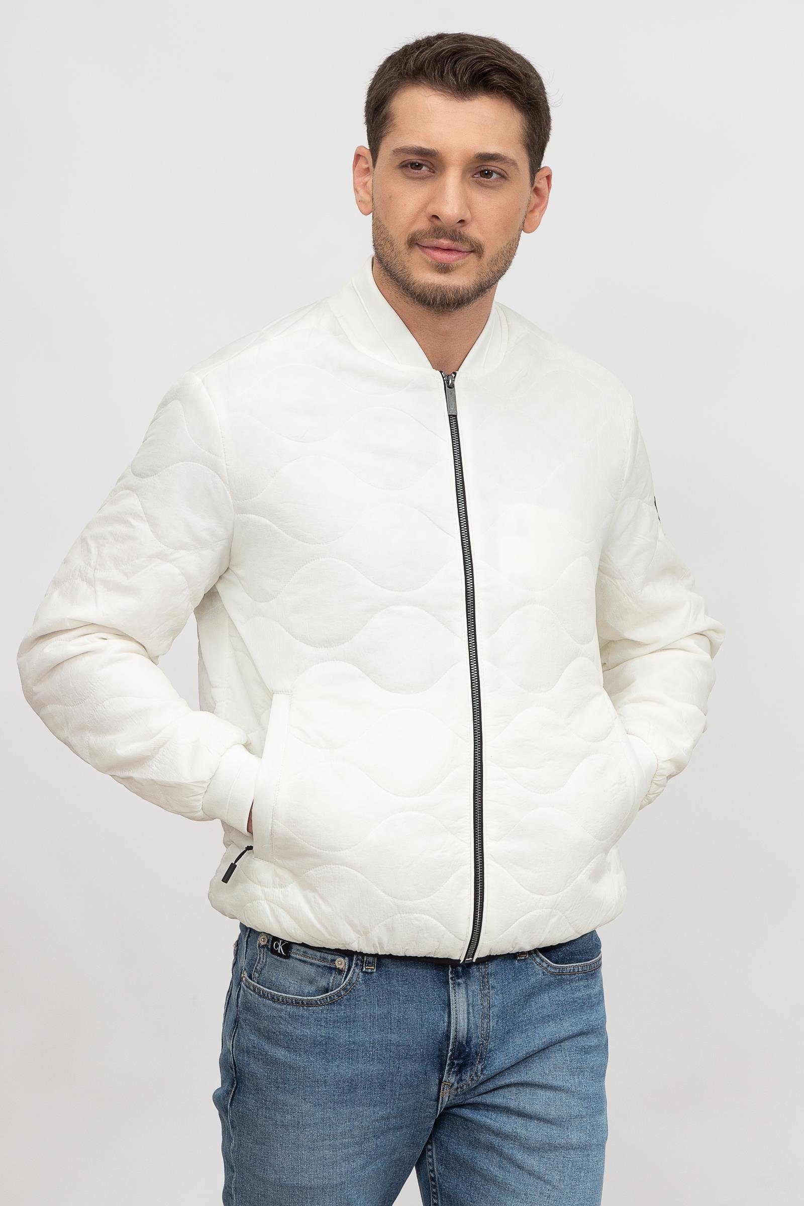 Calvin Klein Crinkle Onion Quilt Bomber Erkek Mont