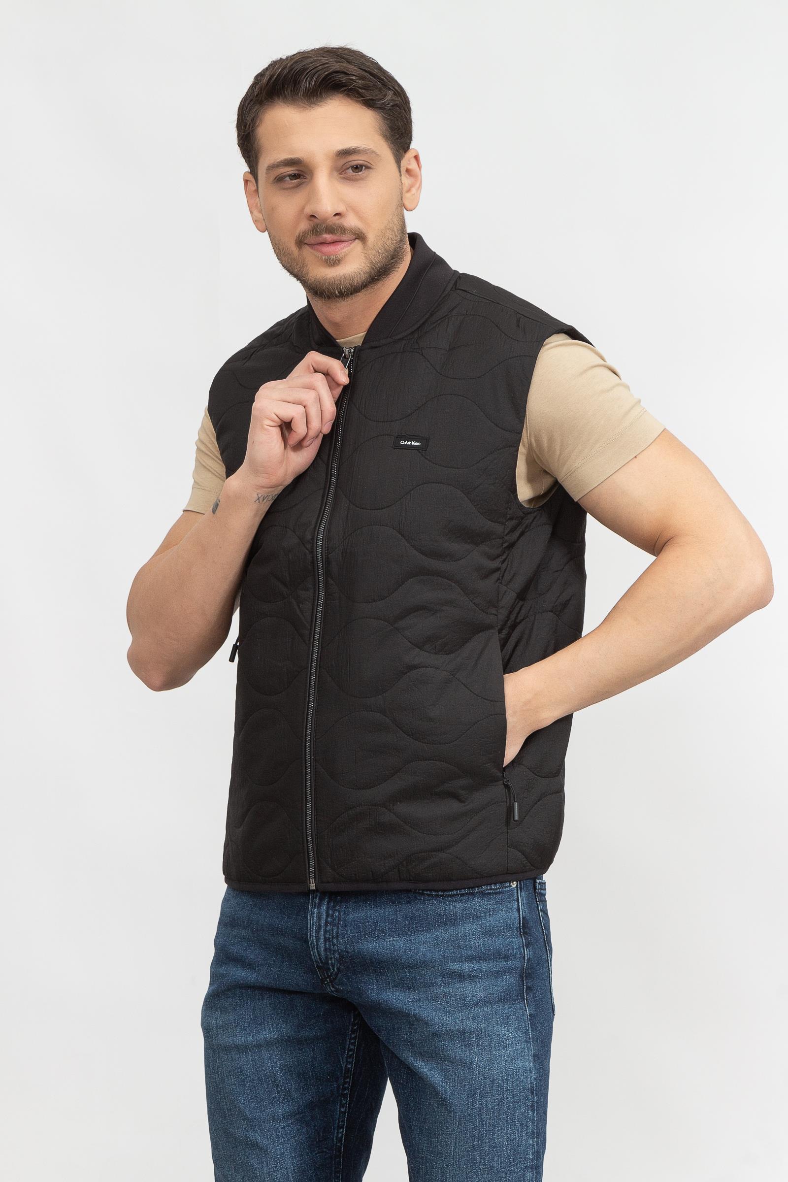 Calvin Klein Crinkle Onion Quilt Vest Erkek Mont