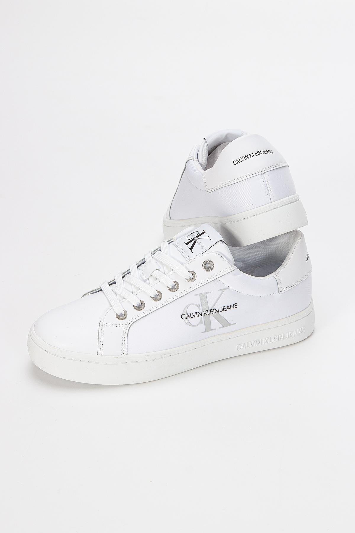 Calvin Klein Cupsole Sneaker Laceup Pu-Ny Kadın Sneaker